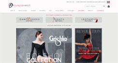 Desktop Screenshot of dancedirect.com